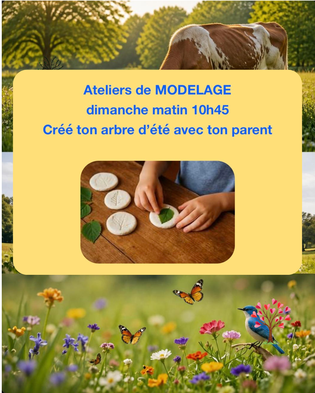 Modelage "Mon arbre d'été"