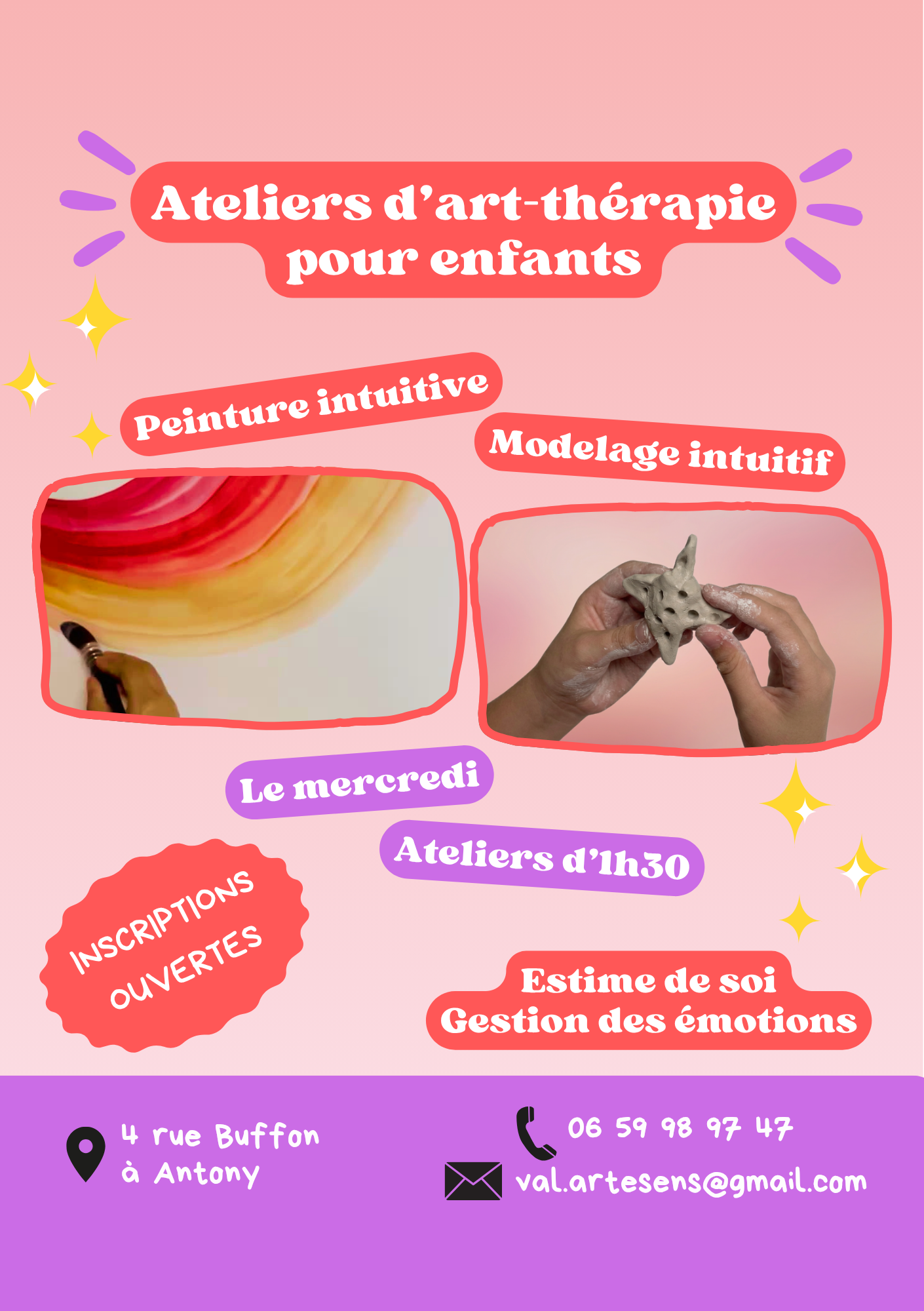 Ateliers en groupe Enfants