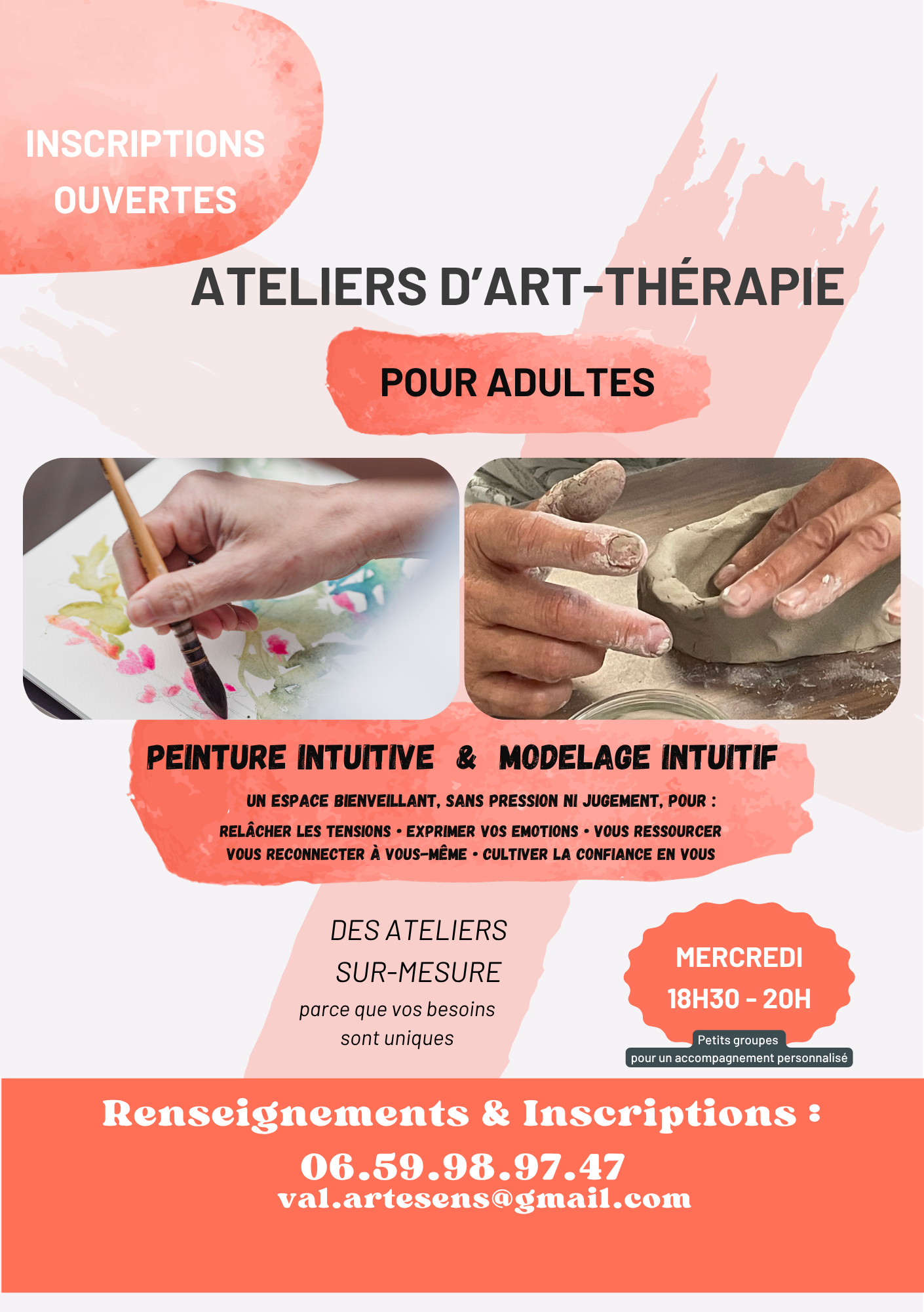 Ateliers en groupe Adultes